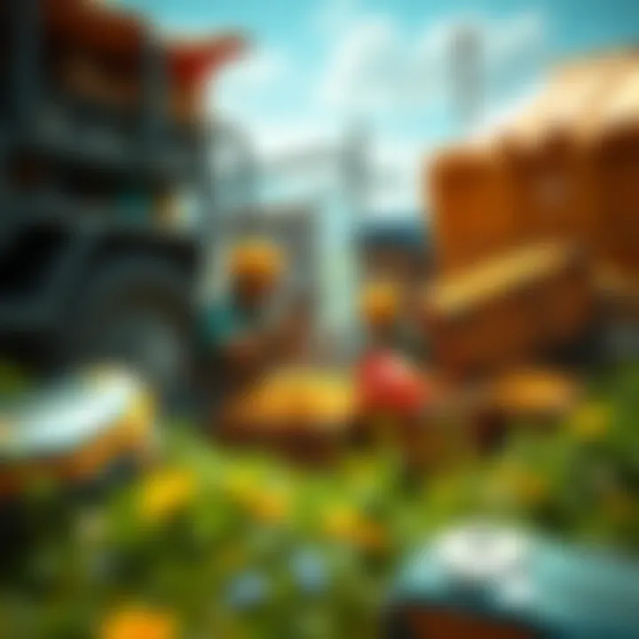 Players collaborating to farm rare storage containers for Forma in a game environment