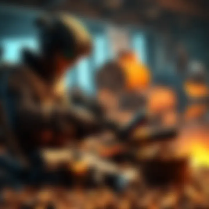 A player in a gaming environment gathering resources to farm Regulus and Harvest pistols, showcasing weapons and materials needed for acquisition