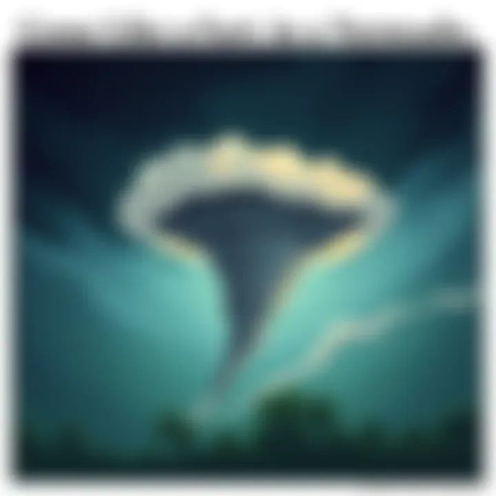 A humorous illustration of a tornado swirling rapidly with a cloud, symbolizing a fleeting moment, while a faint cloud of smoke escapes.