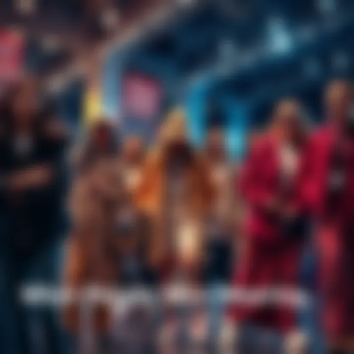 A variety of people showcasing different outfits reflecting personal styles and current trends in fashion.