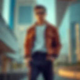 A person with a unique fashion style standing confidently in an urban setting, showcasing how appearance can make a strong impression, even without standout personality traits.