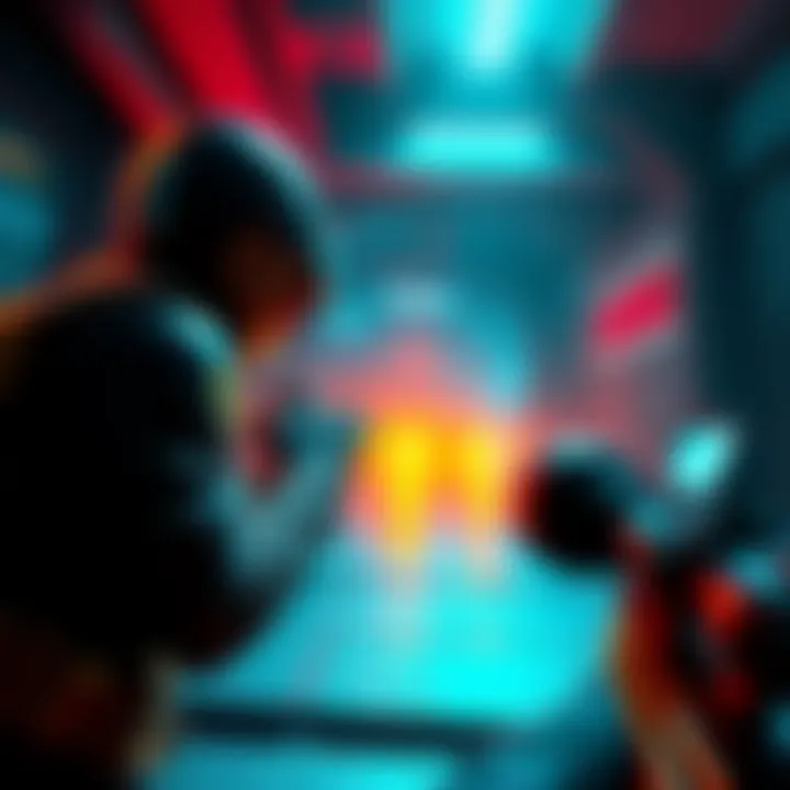 Fast Track Perk Impact A gamer using the Fast Track perk to complete objectives quickly in a tense game environment