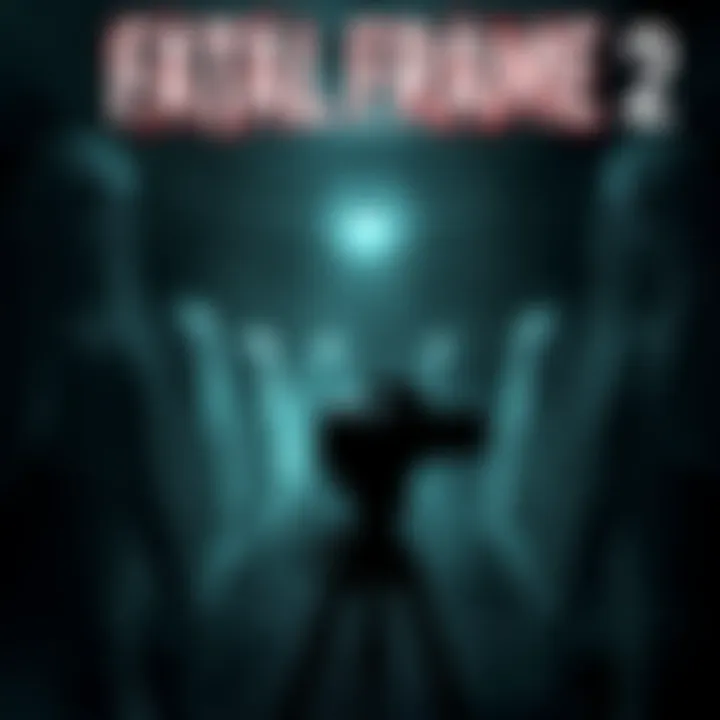 Modern remake concept of Fatal Frame 2 A haunted scene from Fatal Frame 2 showing a dark, eerie setting with ghostly figures and a camera, representing the game's horror theme.