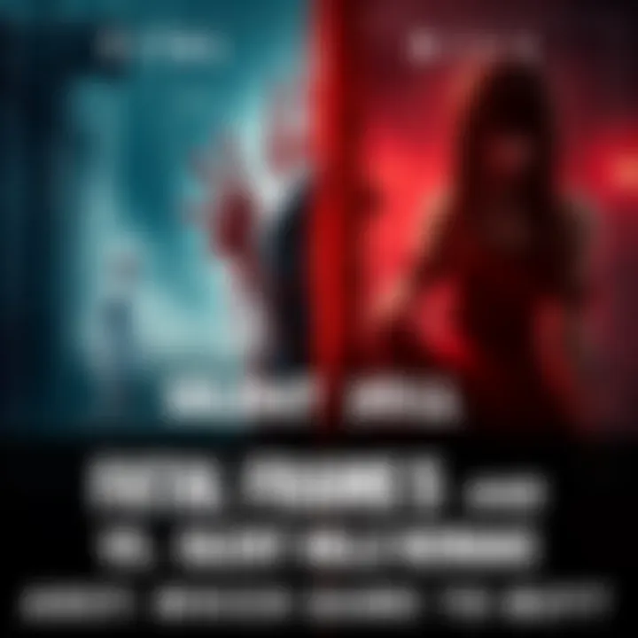 A scene showcasing Fatal Frame 5 and Silent Hill 2 Remake side by side, featuring elements from both horror games