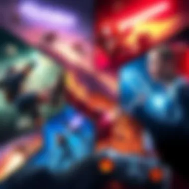 A collage of iconic moments from popular video games representing player favorite frames