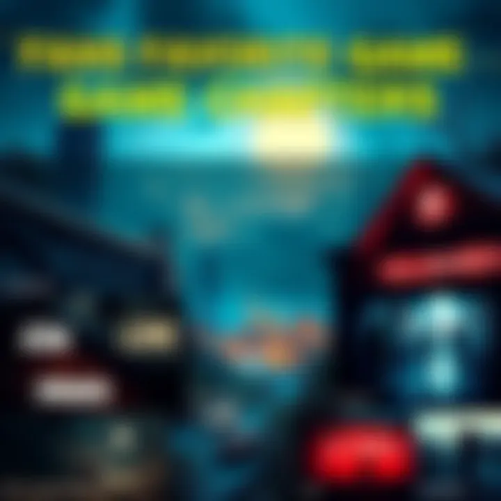 Fans Favorite Game Chapters Collage showcasing popular game scenes including Pittsburgh and Hillcrest with fans' favorite chapters named, such as Alone and Forsaken.