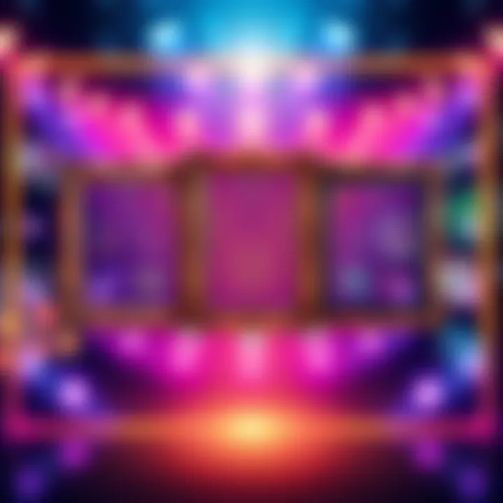 Three popular game character frames displayed on a colorful background, inviting players to choose their favorites.