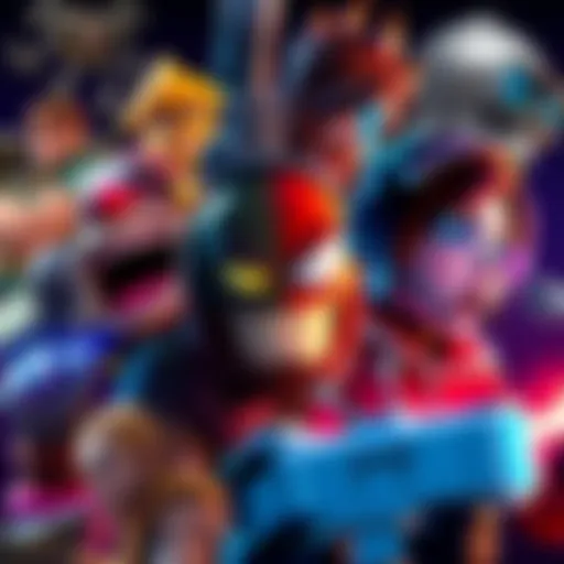 A collage featuring gaming characters like Junkrat and Ana speaking popular voice lines, capturing their unique personalities and humor.