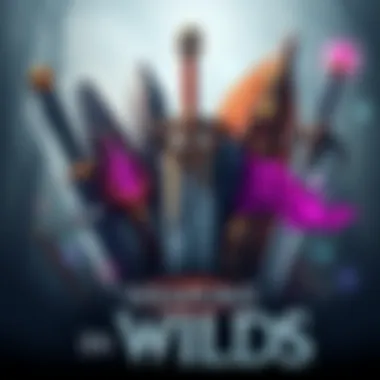 A selection of various weapons from the game Wilds, showcasing swords, bows, and magical staffs, highlighting player preferences.