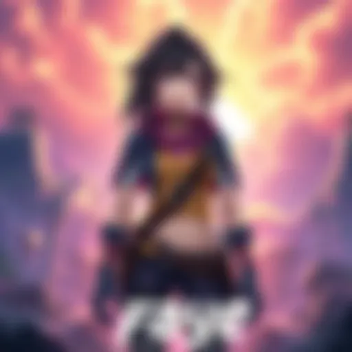 Faye in the New Game Faye, the character from the game, standing confidently with a backdrop of vibrant game scenery, showcasing her unique design and personality.