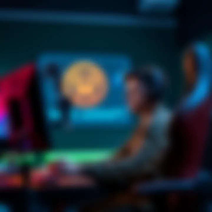 Faze Adapt discussing streaming challenges in front of a gaming setup with a microphone and gaming chair