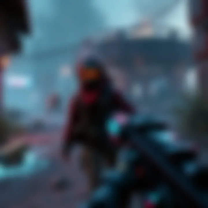 FBC Firebreak Gameplay A player character in FBC Firebreak moving slowly in a game environment with unclear objectives visible on the screen.