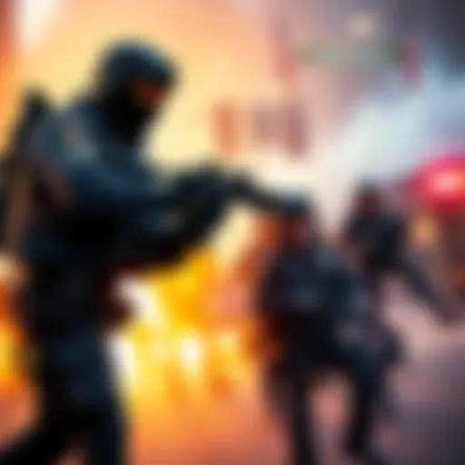 An FBI agent in tactical gear, actively engaged in a community safety operation, demonstrating dedication and commitment to public security.