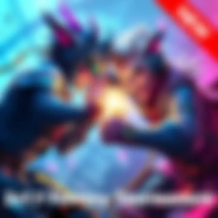 Two players face off in an intense 1v1 match during the Feer Frenzy Tournament, showcasing their skills and determination.