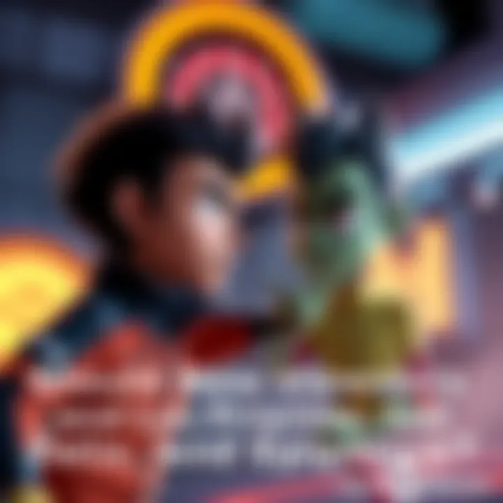 Two animated characters, Felix and Locus, engaging in a tense moment, showcasing their personalities in a dramatic setting