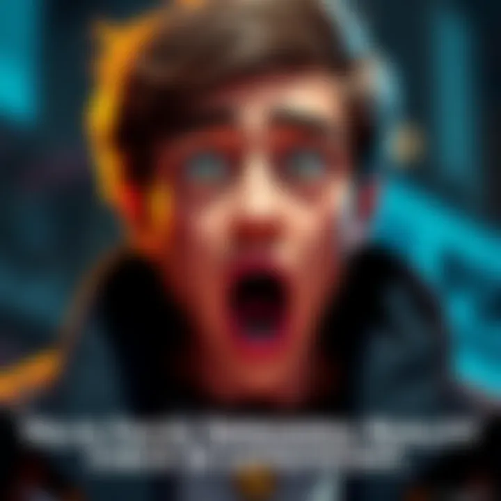 Felix in Surprise Felix with a shocked expression, representing his unexpected realization.