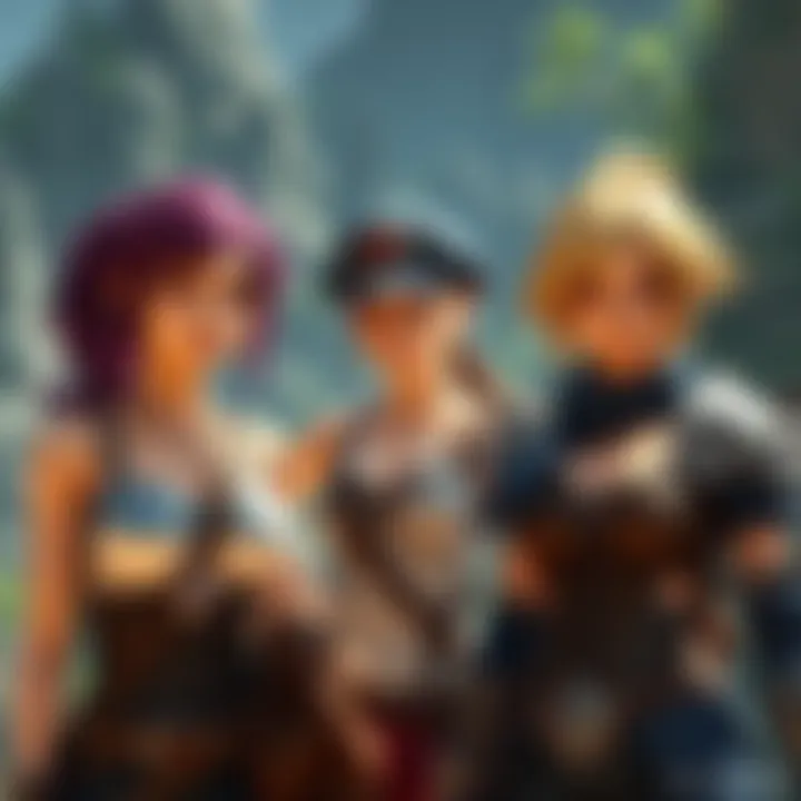 Three female characters from Final Fantasy XVI, appearing disappointed and underdeveloped, in a fantasy setting.