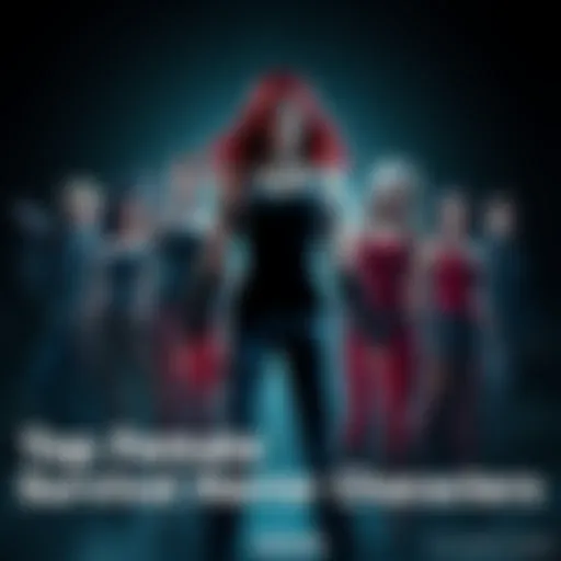 Female survival horror characters A collage of strong female characters from survival horror games standing against a dark background