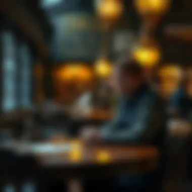 Ferdinand Pratt at the Three Broomsticks Ferdinand Pratt sitting at a table in the Three Broomsticks, looking thoughtful as he considers whether to keep secrets or snitch.