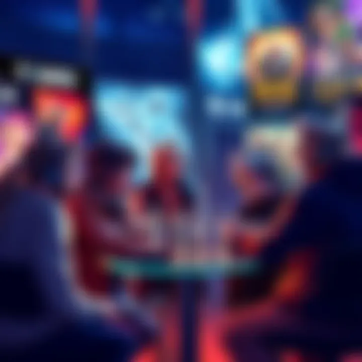 Gamers discussing the importance of releasing FF6 before FF1 remake, with game posters in the background.