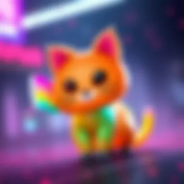 Colorful Fika skins featuring themes like Nyan Cat and other fun designs suggested by fans