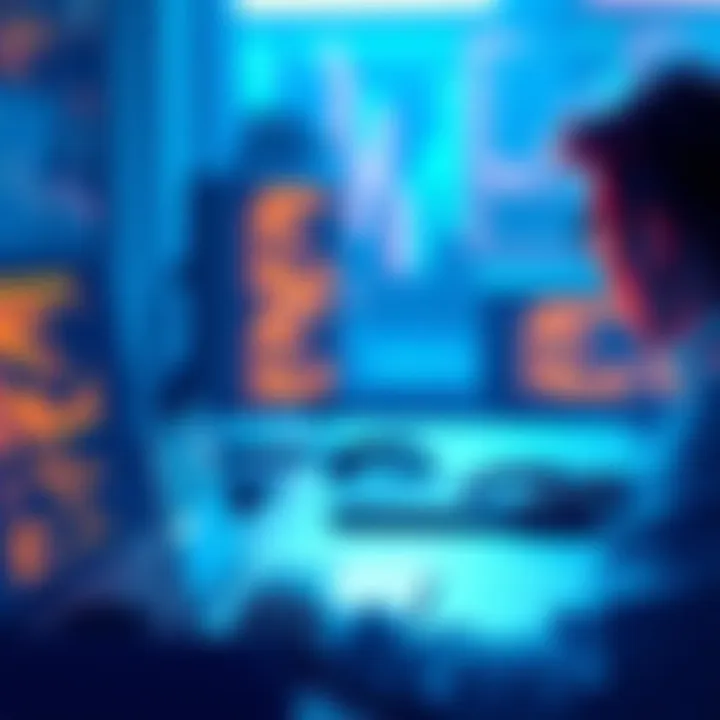 A person using a laptop to easily transfer files, showcasing a simple and efficient software solution.