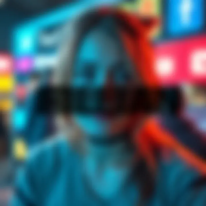 Filian's social media icons crossed out to show account deletion, signifying her exit from platforms like YouTube and Twitch.
