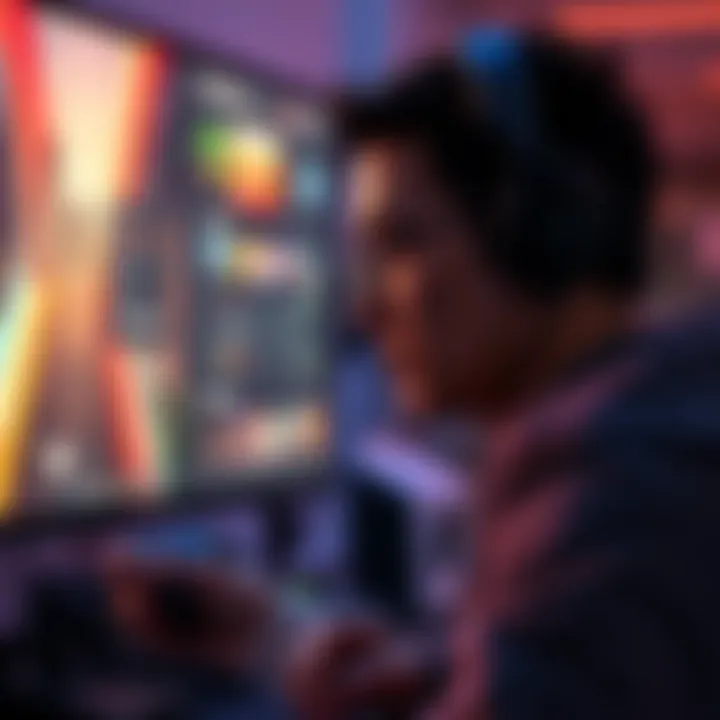 A person adjusting settings on a gaming platform to filter adult games while keeping options visible