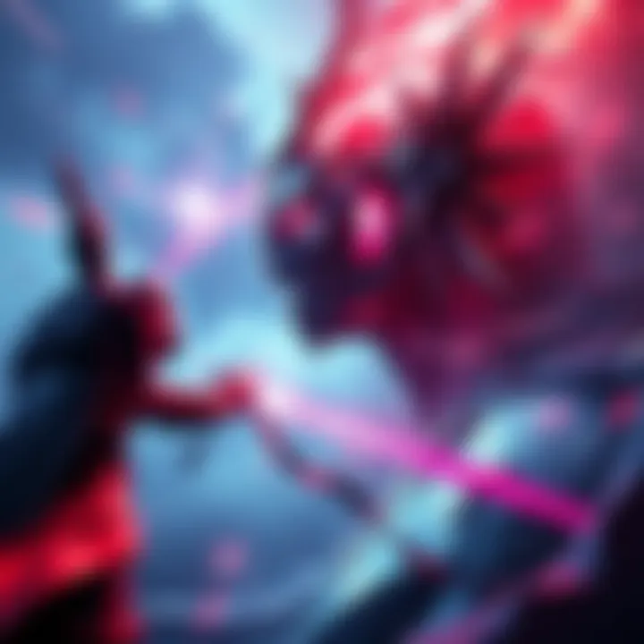 A player engages in an intense final boss battle in Lies of P DLC, showcasing dynamic combat and elaborate visuals.