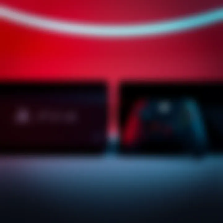 PS4 and Xbox One consoles side by side, showcasing their design. The focus is on their fading presence as the gaming industry shifts to new generation consoles.