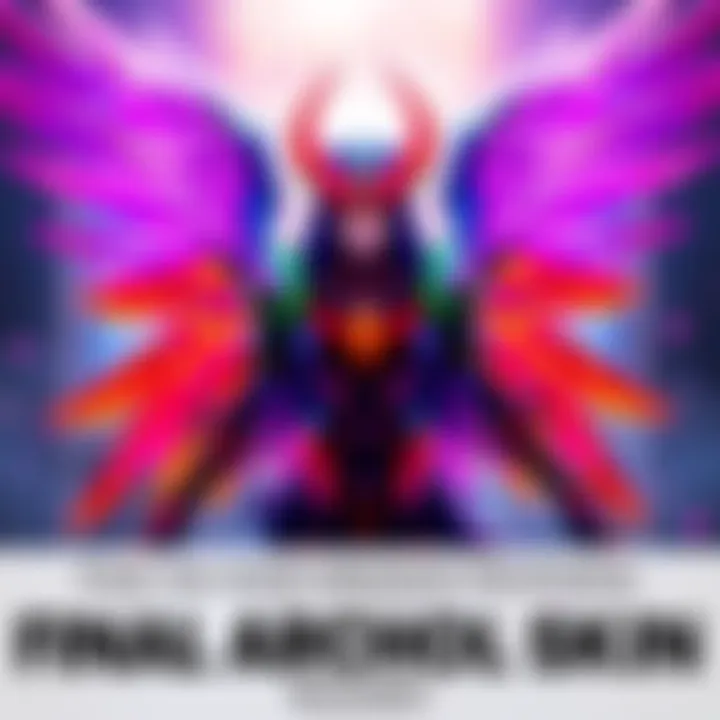 The last fan-made Archangel skin for Domina, showcasing a striking design and vibrant colors.