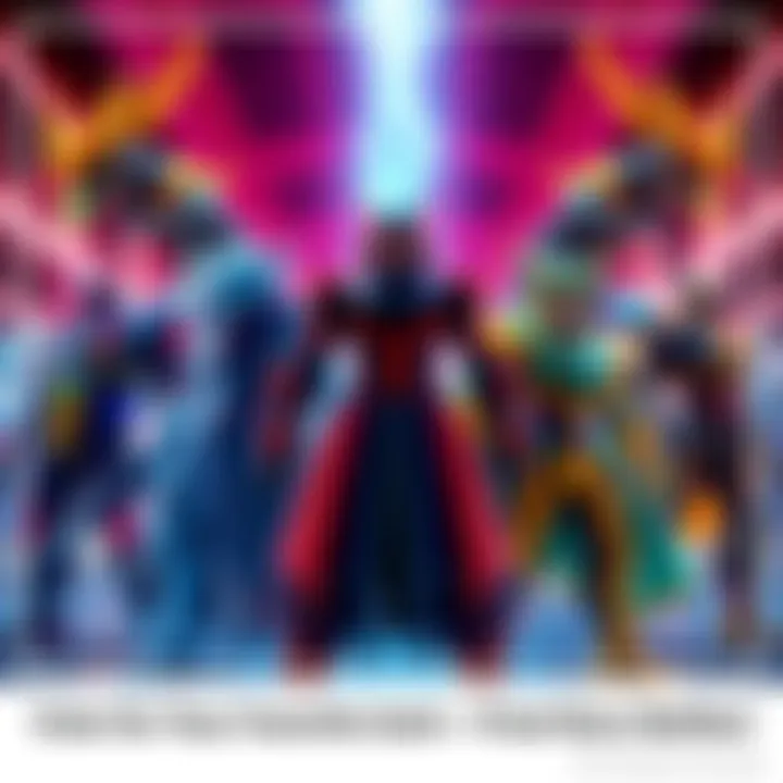 Various suits from final boss battles showcased for voting