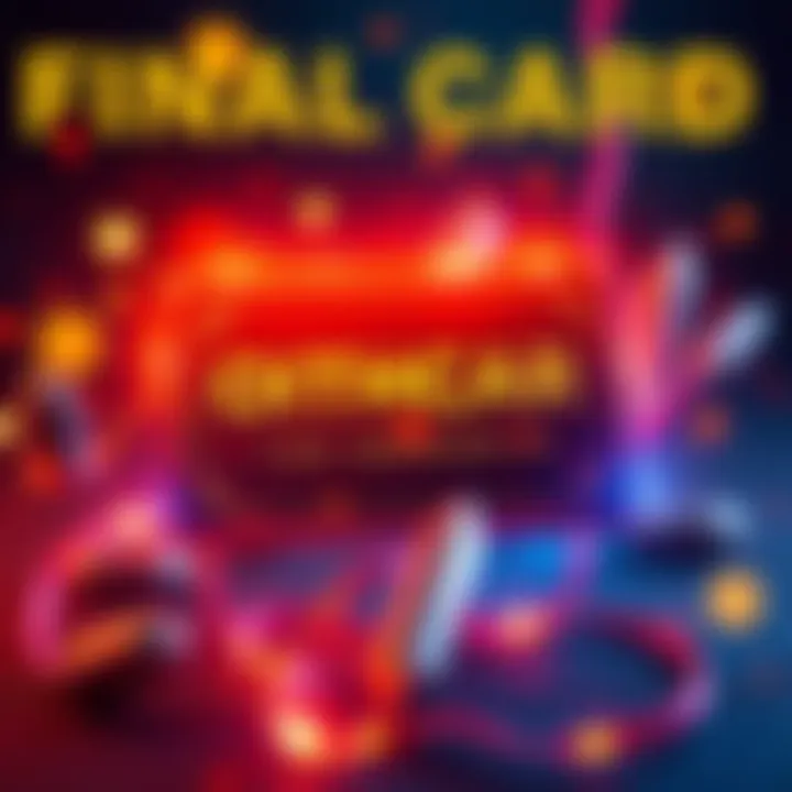 Final Card of the Season A vibrant card featuring exciting design elements representing the last card of the season.