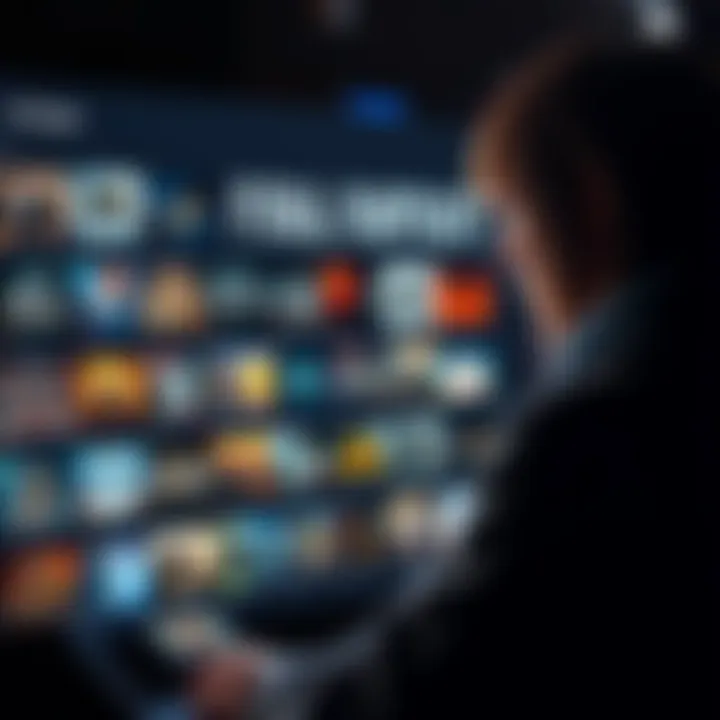 A person browsing through Final Fantasy game titles on Steam during a sale, considering options for their first game.