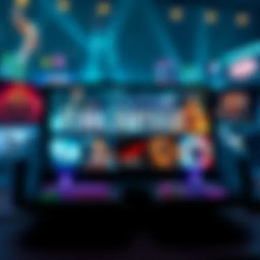 A collection of Final Fantasy game covers displayed on a Steam Deck device with vibrant graphics