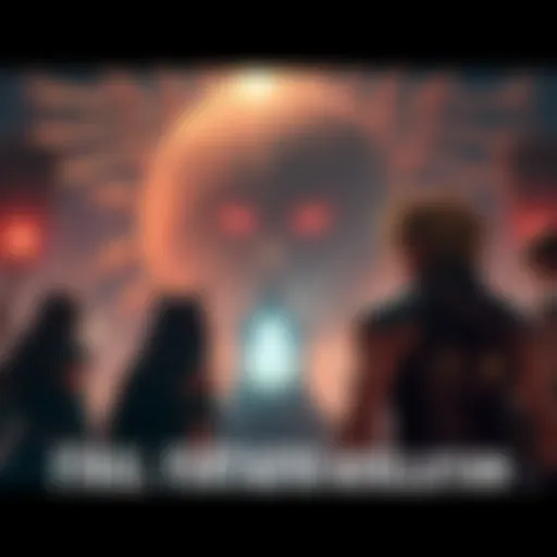 Key characters from FINAL FANTASY VII REVELATION facing a looming threat as the Planet's Crisis intensifies.