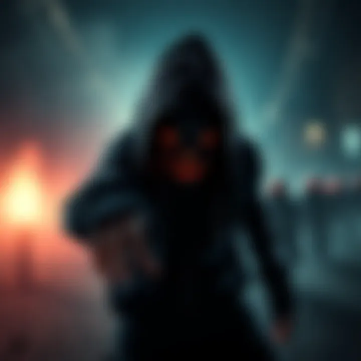 Last screenshots showcasing intense atmosphere of a horror survival game before PC repairs