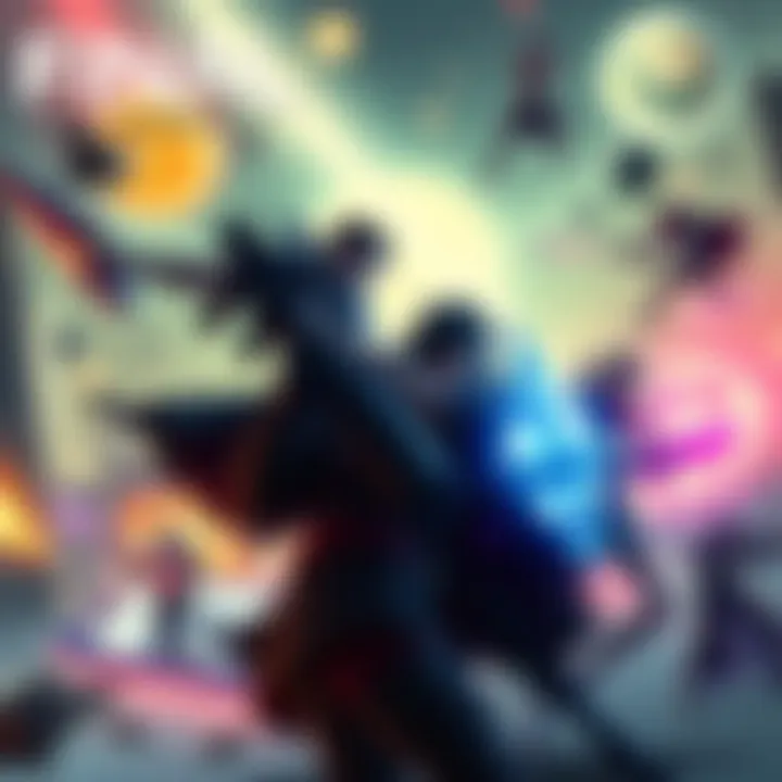 Concept art showcasing elements of Final Shape Annual Pass and Edge of Fate with players engaging in gameplay