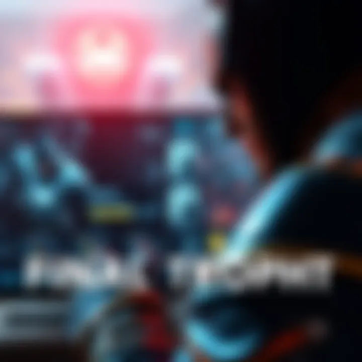 A gamer is focused on their screen, aiming to unlock the last trophy, 'The Chill in the Air,' in Batman Arkham Knight. The game interface displays the trophy progress.