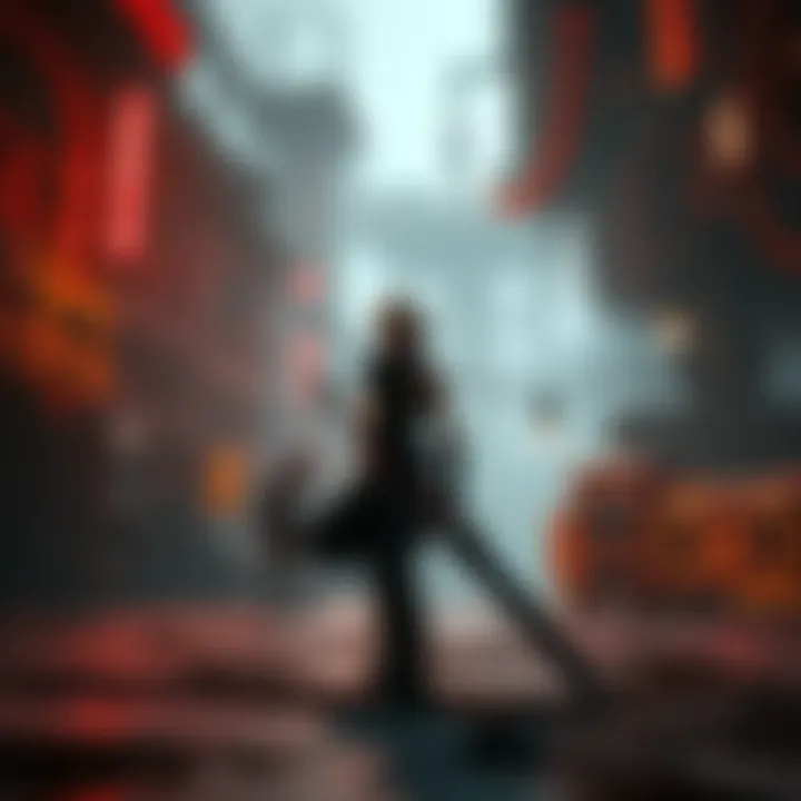 A character from Final Fantasy VII stands with a weapon in a retro game environment, highlighting outdated graphics and mechanics.
