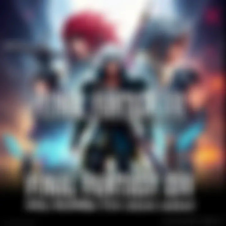 Cover art of Final Fantasy XVI featuring main characters and fantasy elements