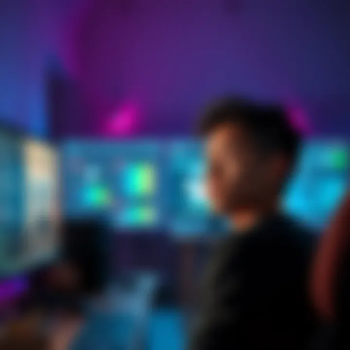 A user looking puzzled at a computer screen while searching for a game on Steam that won't appear after unhiding.