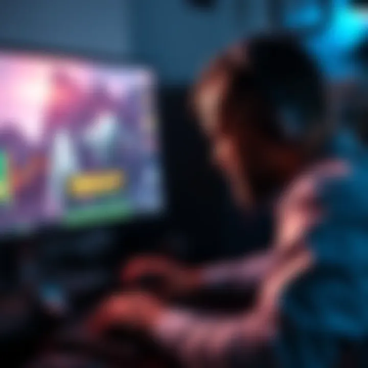 Person looking for a CD key for Ubisoft games on a computer