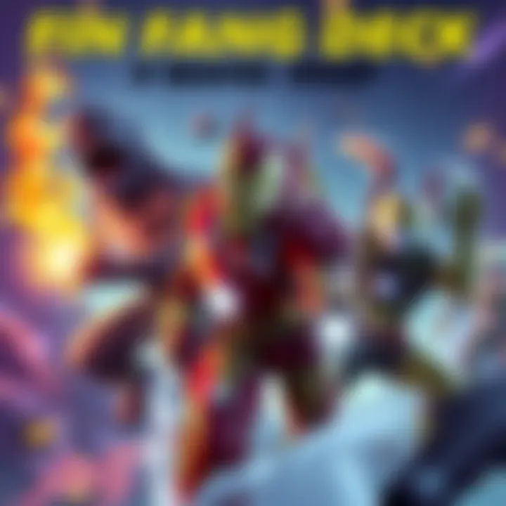 A vivid illustration of Marvel Snap gameplay featuring Lockjaw, Iron Man, and Fin Fang Foom character cards in action.