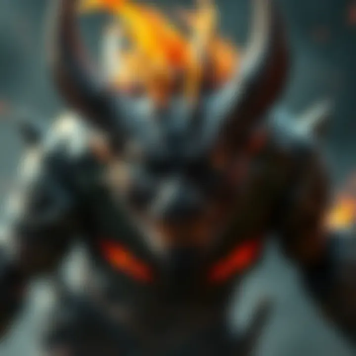 Firebat looks shocked and defeated after being struck by Blackhorn, reflecting the turmoil in the community.