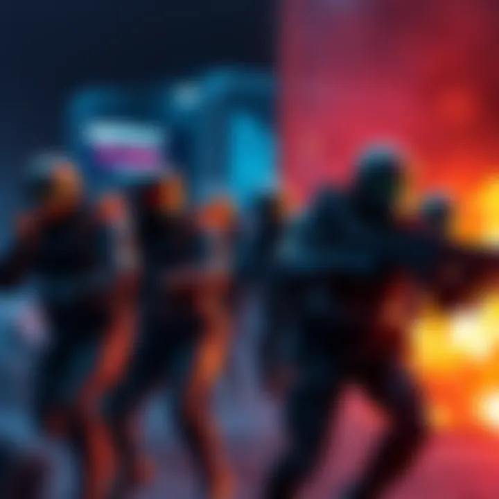 A group of Guardians in action during a Fireteam operation, showing teamwork and strategy to achieve a B grade.