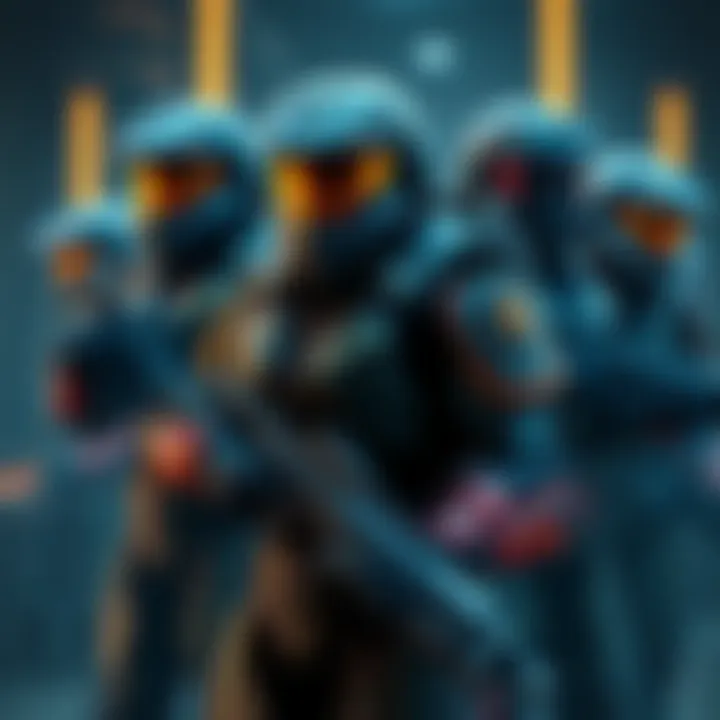 Fireteam Osiris depicted in H2A Mark VI style showcasing retro armor design with unique features and nostalgic appeal