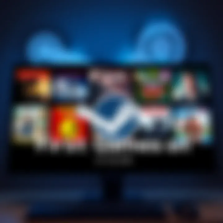 First Games on Steam A selection of iconic games that were popular during the early days of Steam, displayed on a computer screen with the Steam logo in the background.