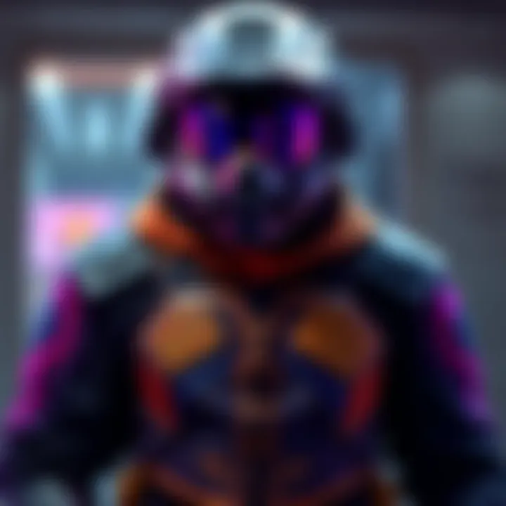 A person wearing an ODST inspired costume, showcasing details and creativity in the outfit