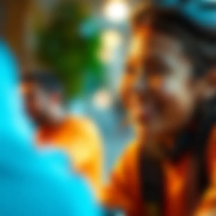 A person smiling while trying something new for the first time, like riding a bicycle or tasting a new food.